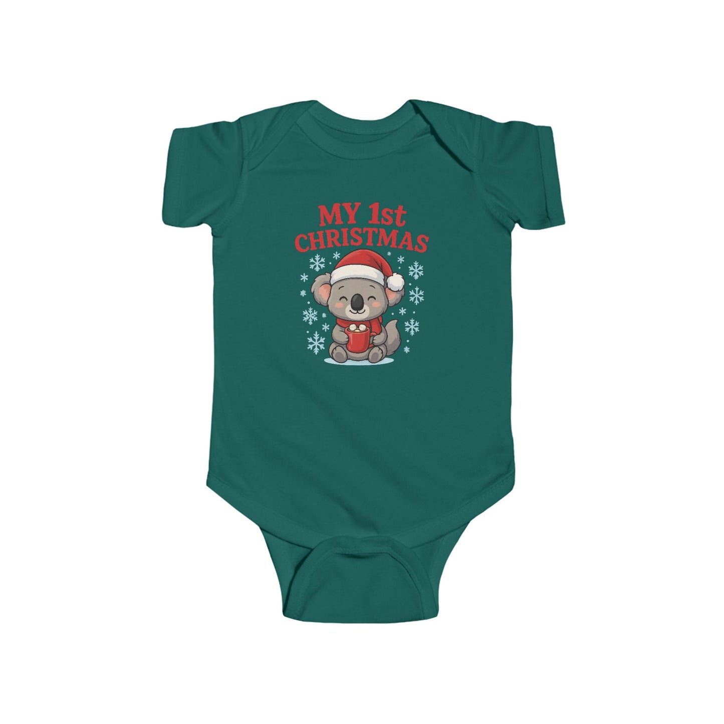 🎄🐨 My 1st Christmas Baby Onesie – Adorable Koala Holiday Outfit for Infants 🎅❄️