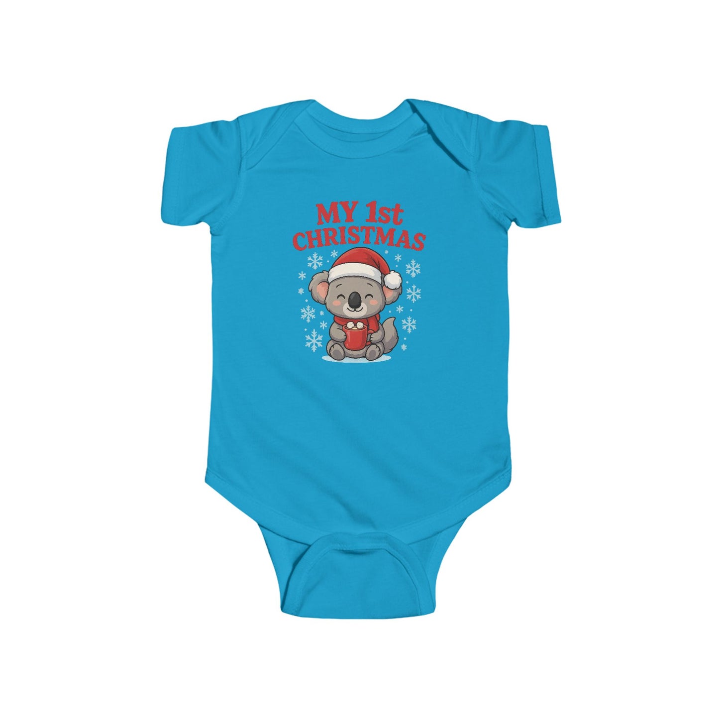 🎄🐨 My 1st Christmas Baby Onesie – Adorable Koala Holiday Outfit for Infants 🎅❄️