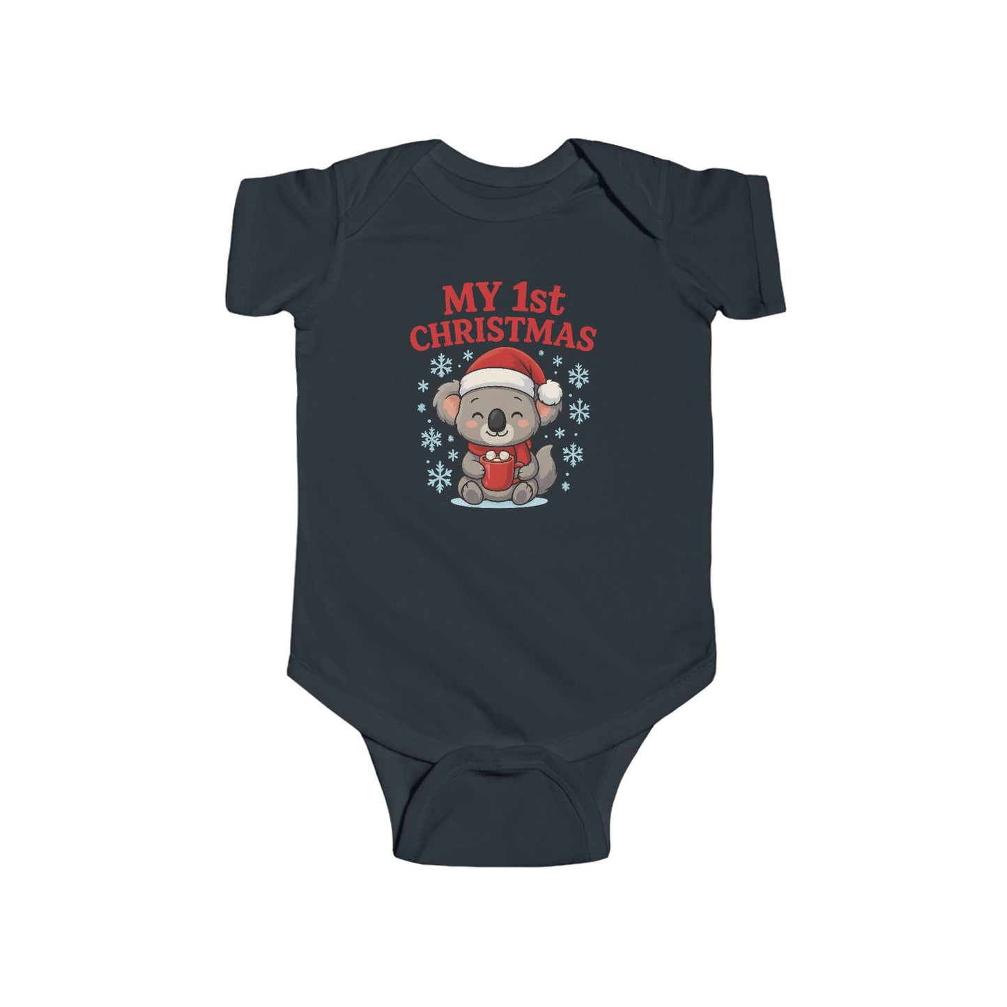 🎄🐨 My 1st Christmas Baby Onesie – Adorable Koala Holiday Outfit for Infants 🎅❄️