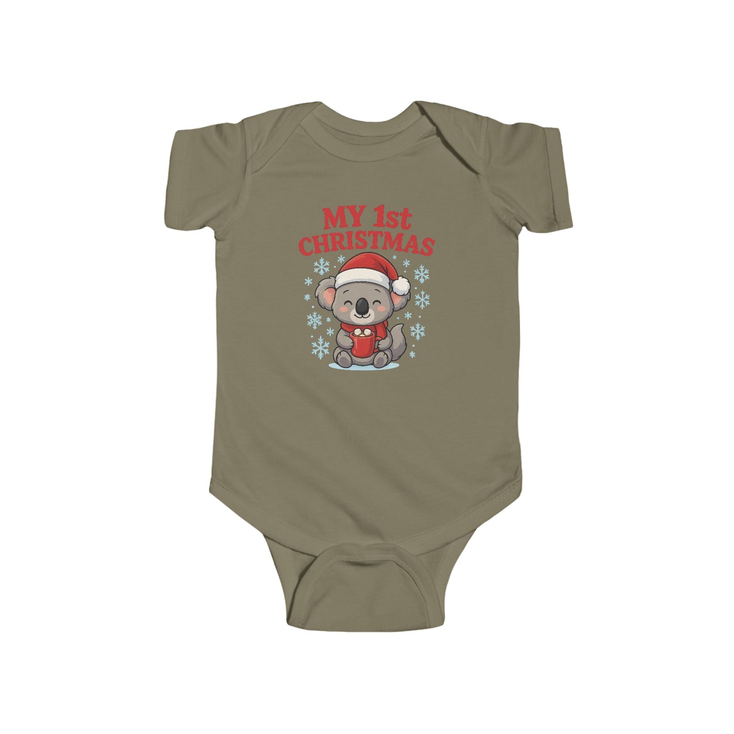 🎄🐨 My 1st Christmas Baby Onesie – Adorable Koala Holiday Outfit for Infants 🎅❄️