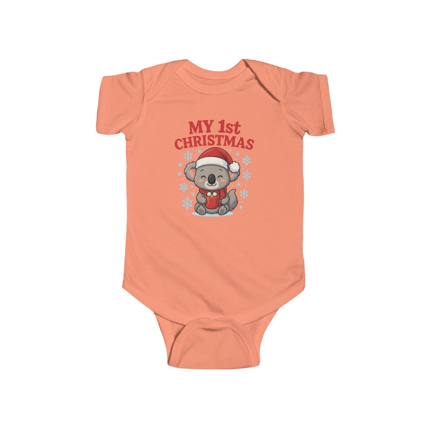 🎄🐨 My 1st Christmas Baby Onesie – Adorable Koala Holiday Outfit for Infants 🎅❄️