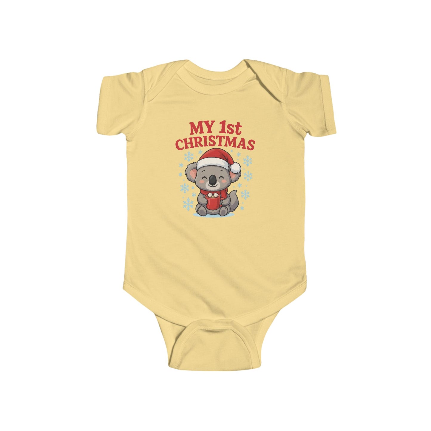 🎄🐨 My 1st Christmas Baby Onesie – Adorable Koala Holiday Outfit for Infants 🎅❄️
