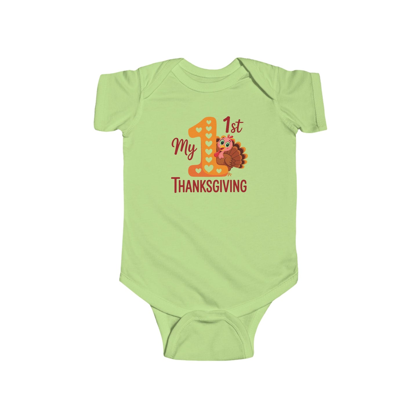 🦃🎀 My 1st Thanksgiving Baby Girl Onesie – Adorable Turkey Holiday Outfit 🍂❤️