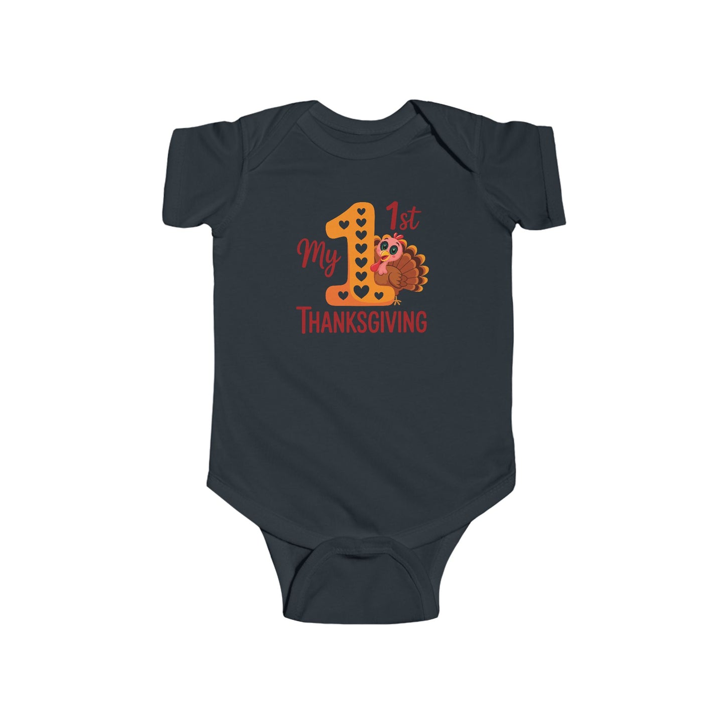 🦃🎀 My 1st Thanksgiving Baby Girl Onesie – Adorable Turkey Holiday Outfit 🍂❤️