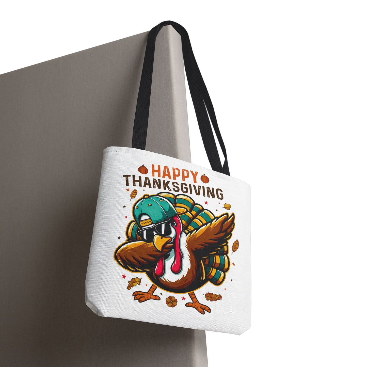 🦃 Dabbing Turkey Tote Bag – Thanksgiving Swagger with Holiday Humor