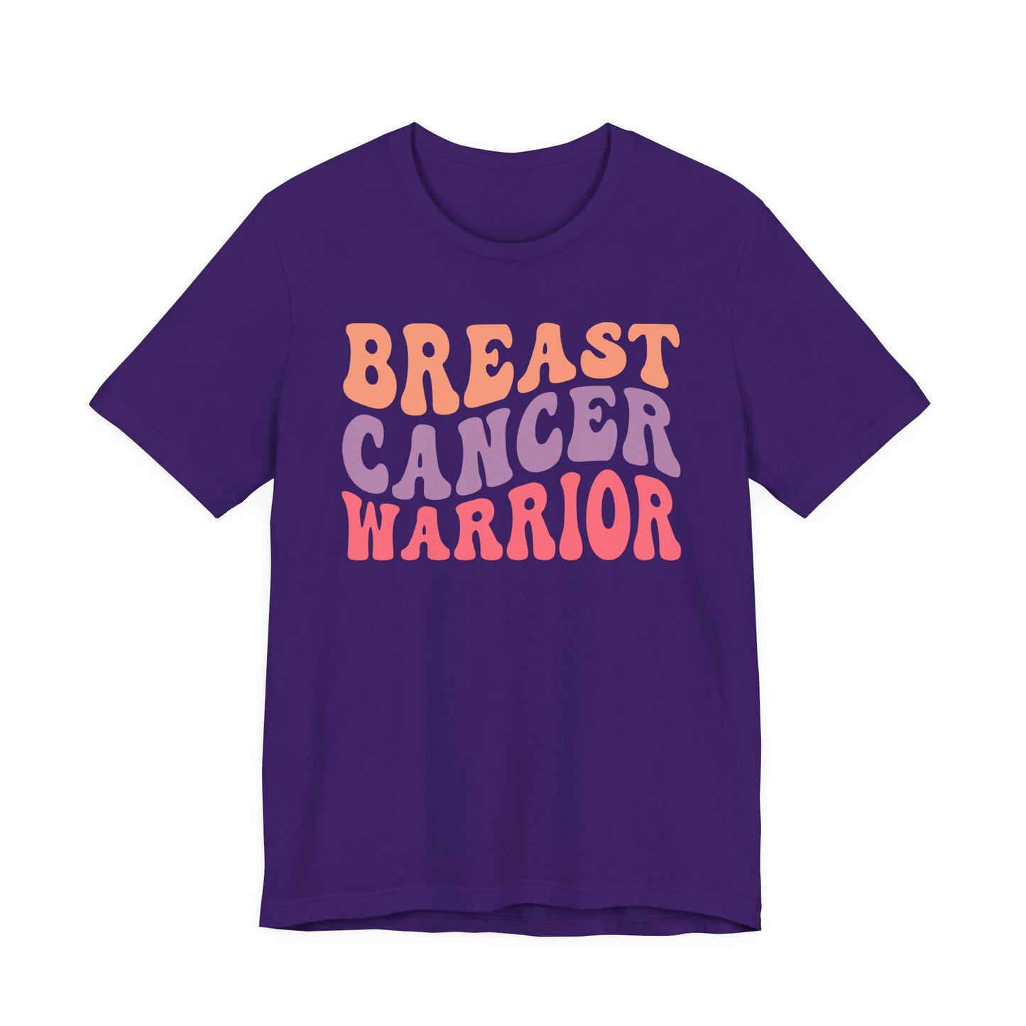 🎗️💪 Breast Cancer Warrior T-Shirt – Bold Retro Awareness Tee for Strength & Support 🌸