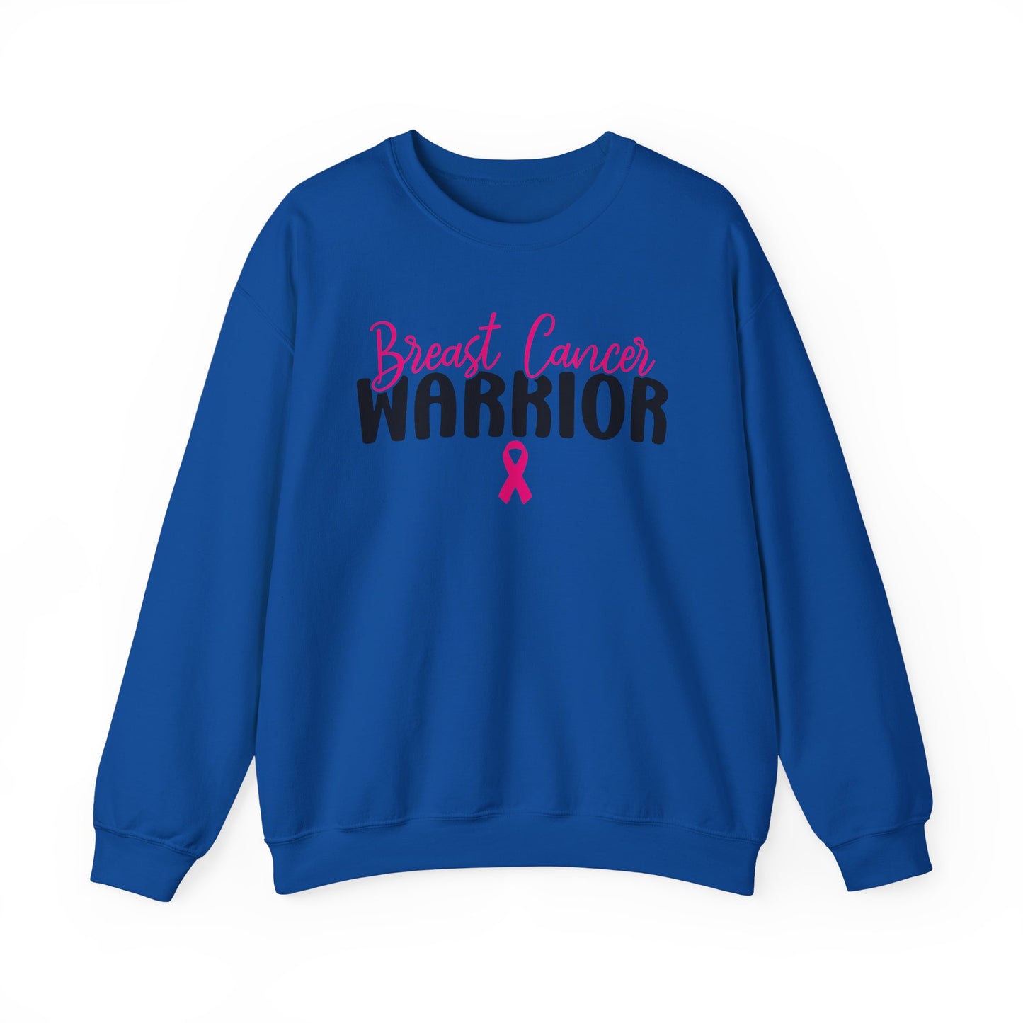 🎀💪 Breast Cancer Warrior Sweatshirt – Survivor Strength & Awareness Crewneck
