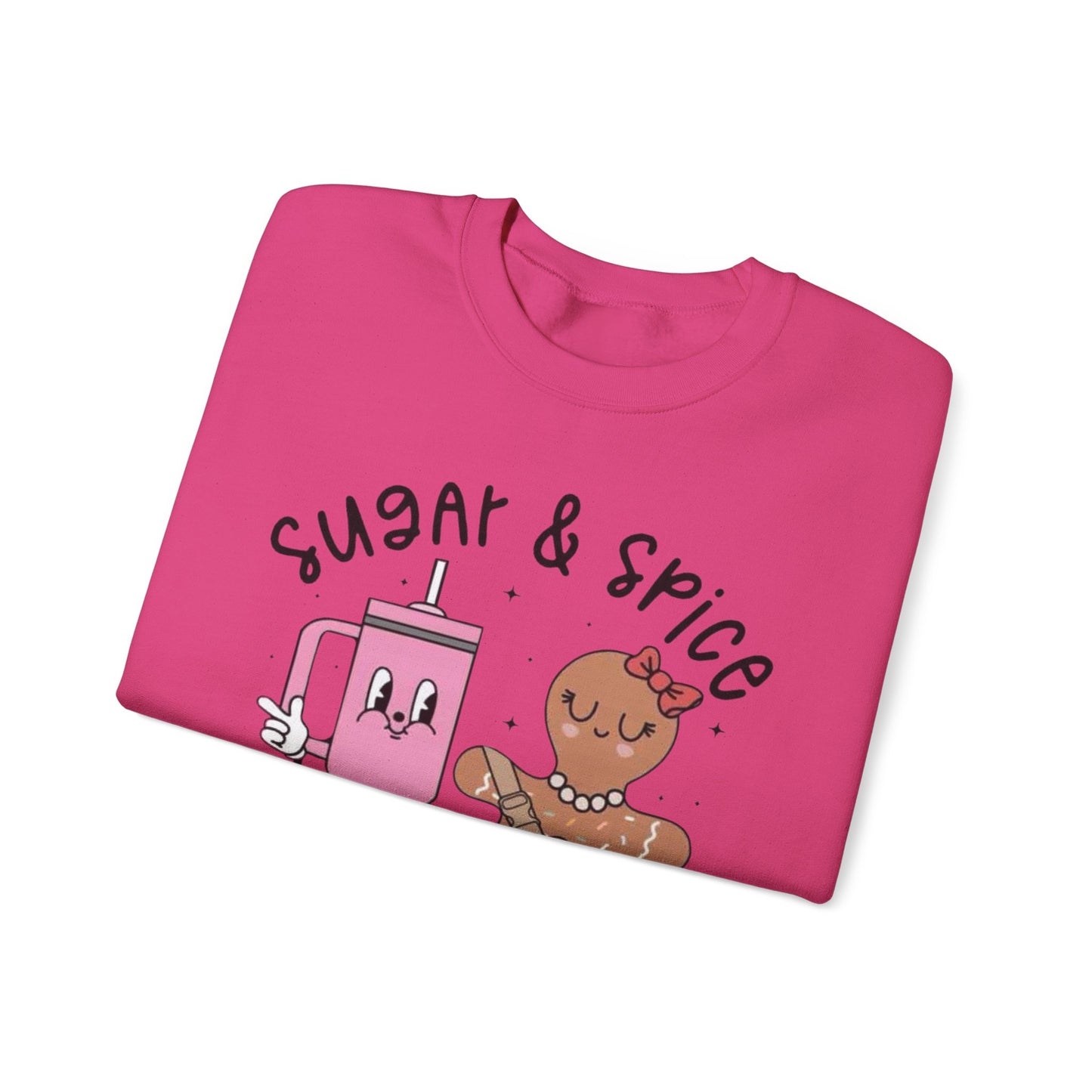 🍬✨ Sugar & Spice Sweatshirt – Sweet Gingerbread & Cozy Vibes 🎄☕