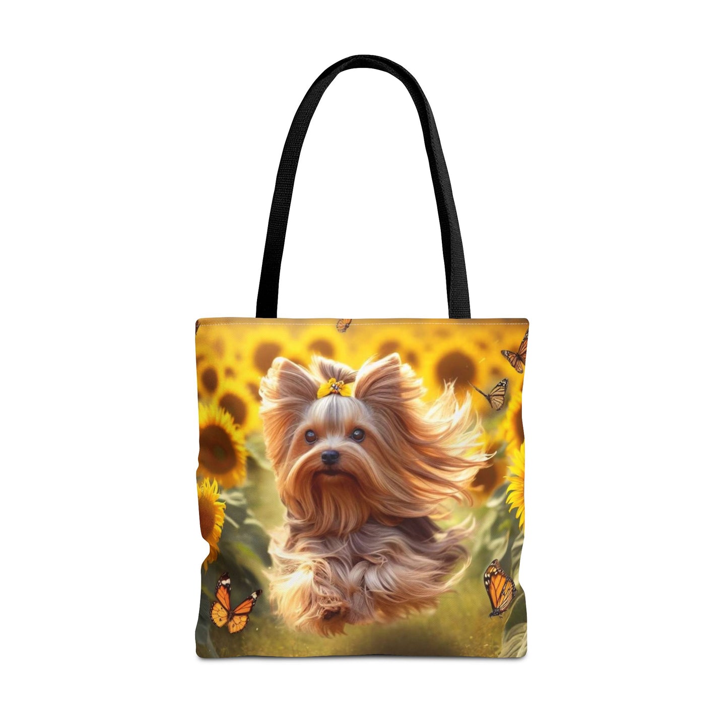 Adorable bolso de mano Yorkie: ¡perfecto para los amantes de los perros en movimiento!