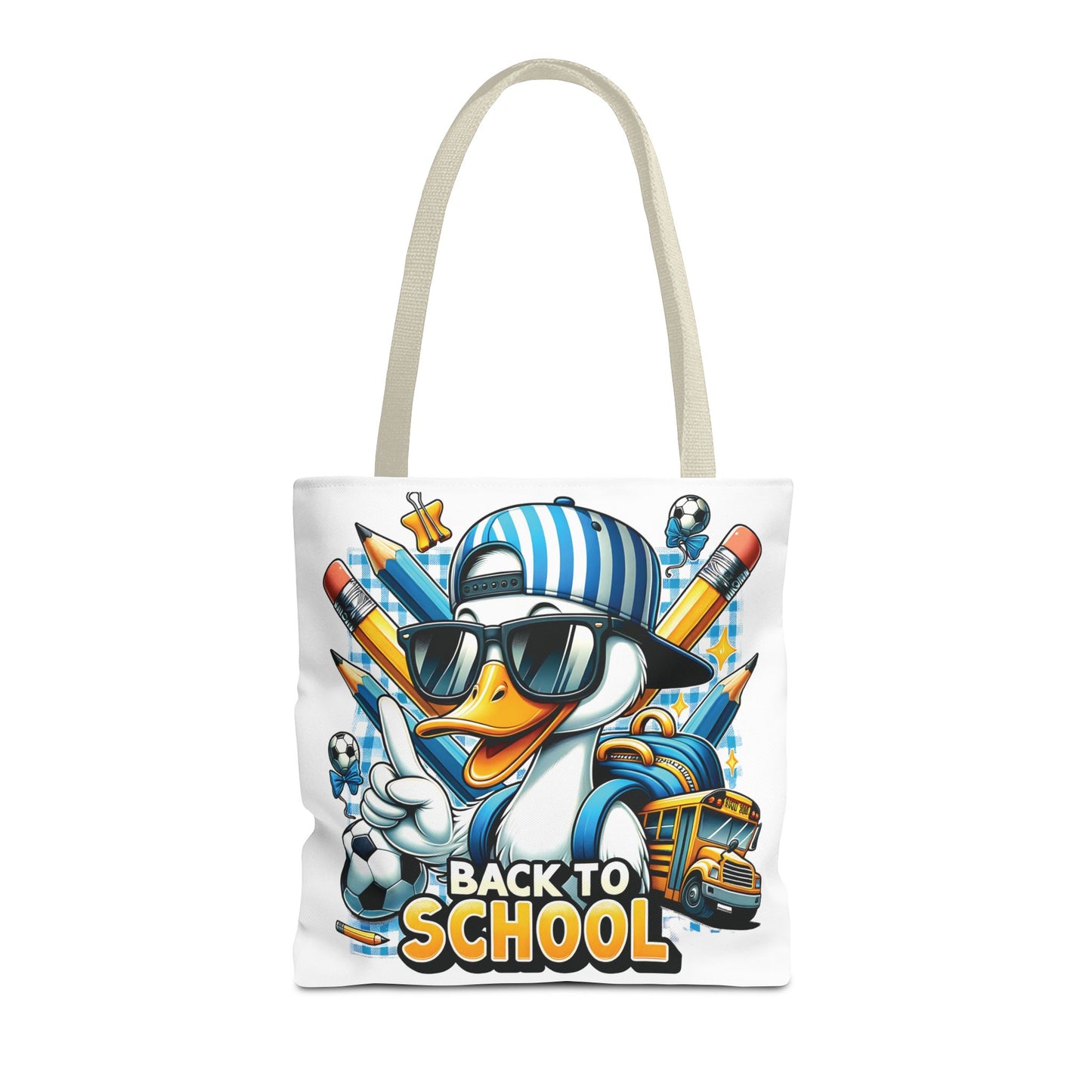 🦆 Cool Duck Back to School Tote – Waddle into the School Year in Style 🏫