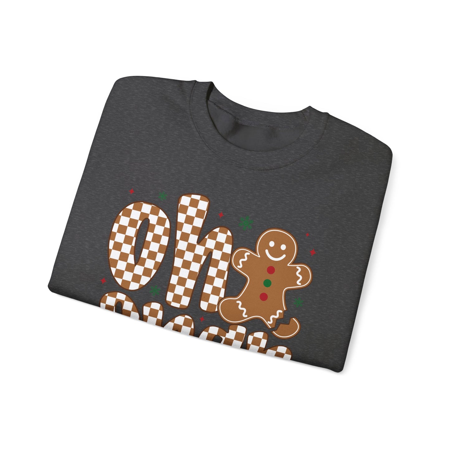 🍪✨ Oh Snap Gingerbread Crewneck – Cozy Pun for Cookie Lovers 🎄😄