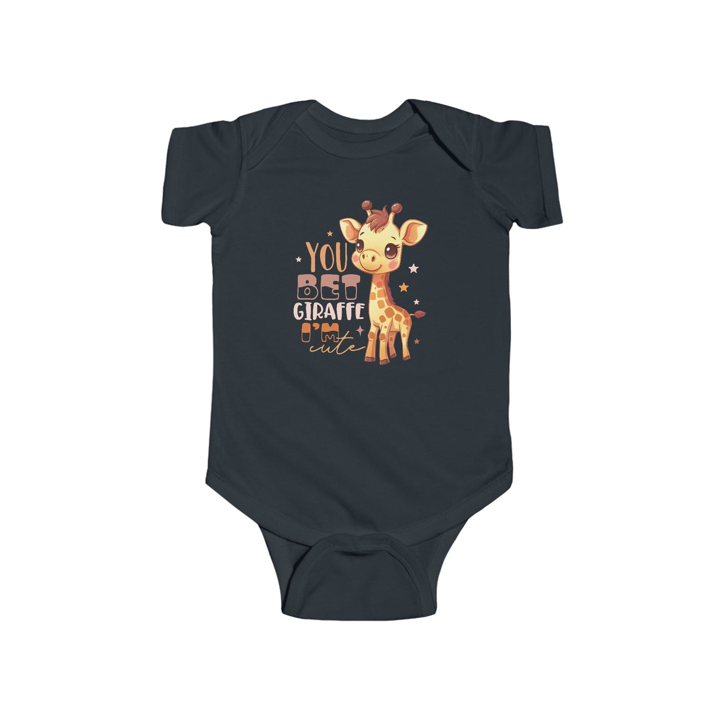 🦒 You Bet Giraffe I’m Cute Baby Onesie – Funny Animal Outfit 🌟