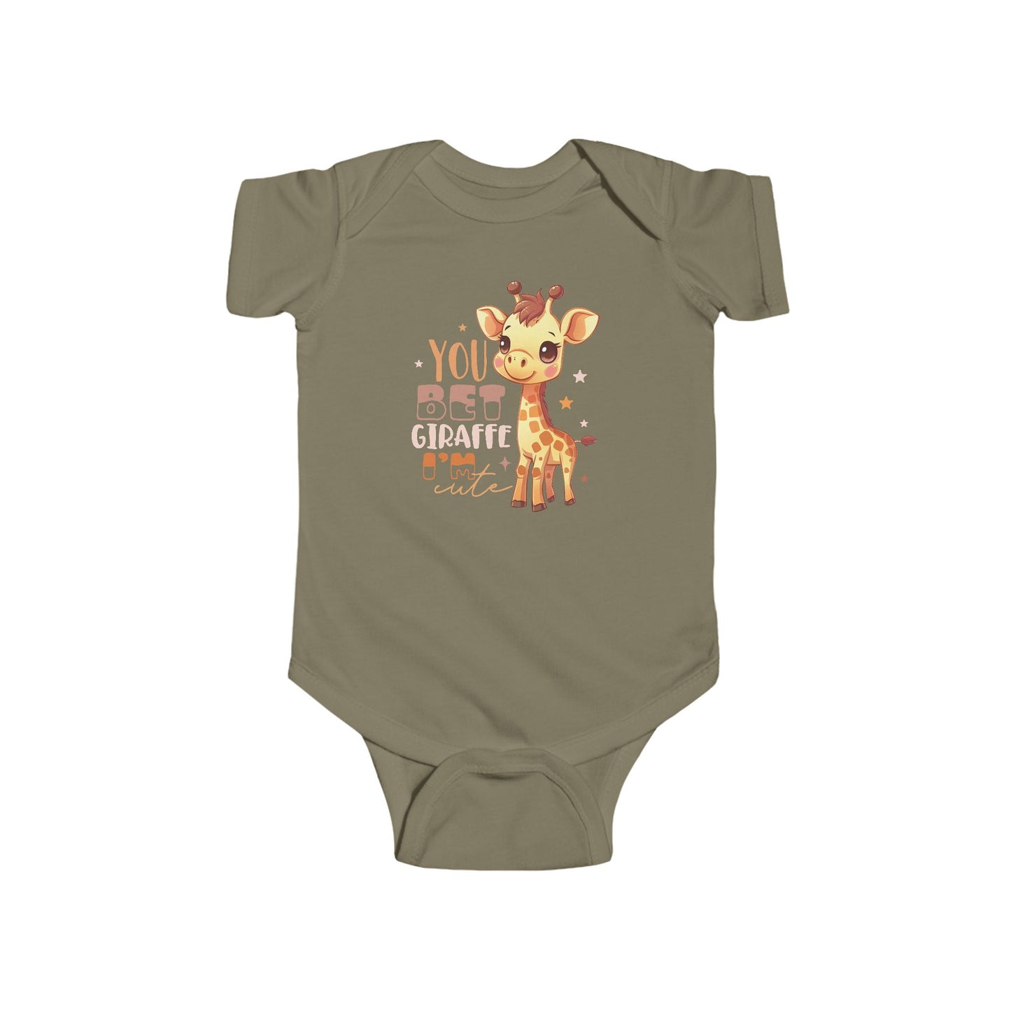 🦒 You Bet Giraffe I’m Cute Baby Onesie – Funny Animal Outfit 🌟