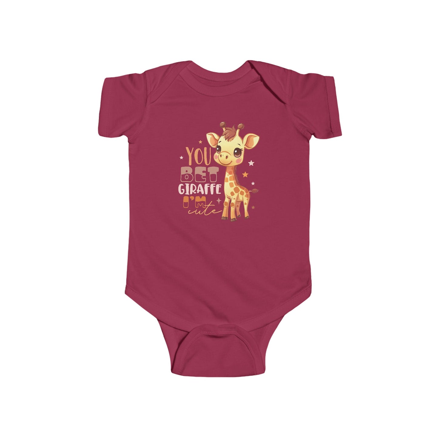🦒 You Bet Giraffe I’m Cute Baby Onesie – Funny Animal Outfit 🌟