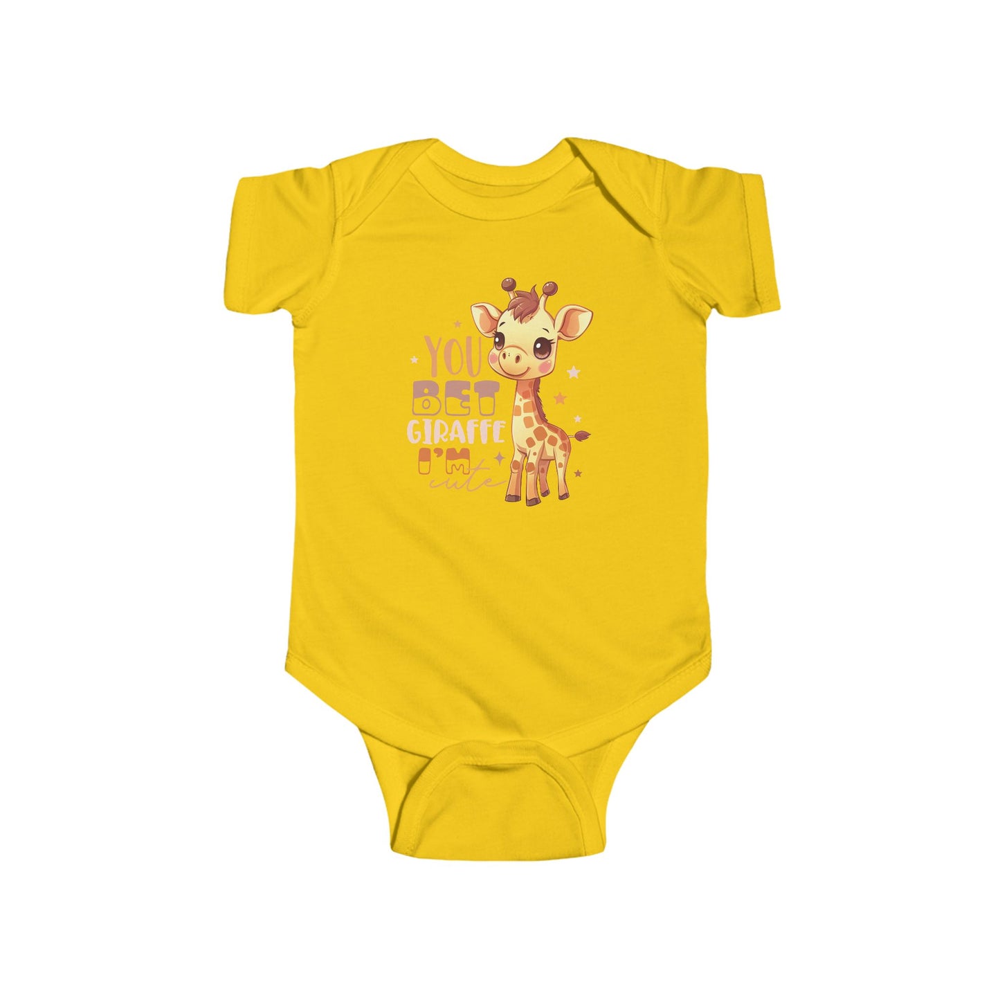 🦒 You Bet Giraffe I’m Cute Baby Onesie – Funny Animal Outfit 🌟