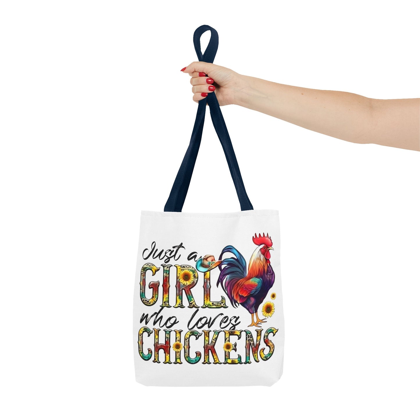 🐔 Solo una chica que ama las gallinas: Bolsa de tela estilo granja para amantes de las gallinas