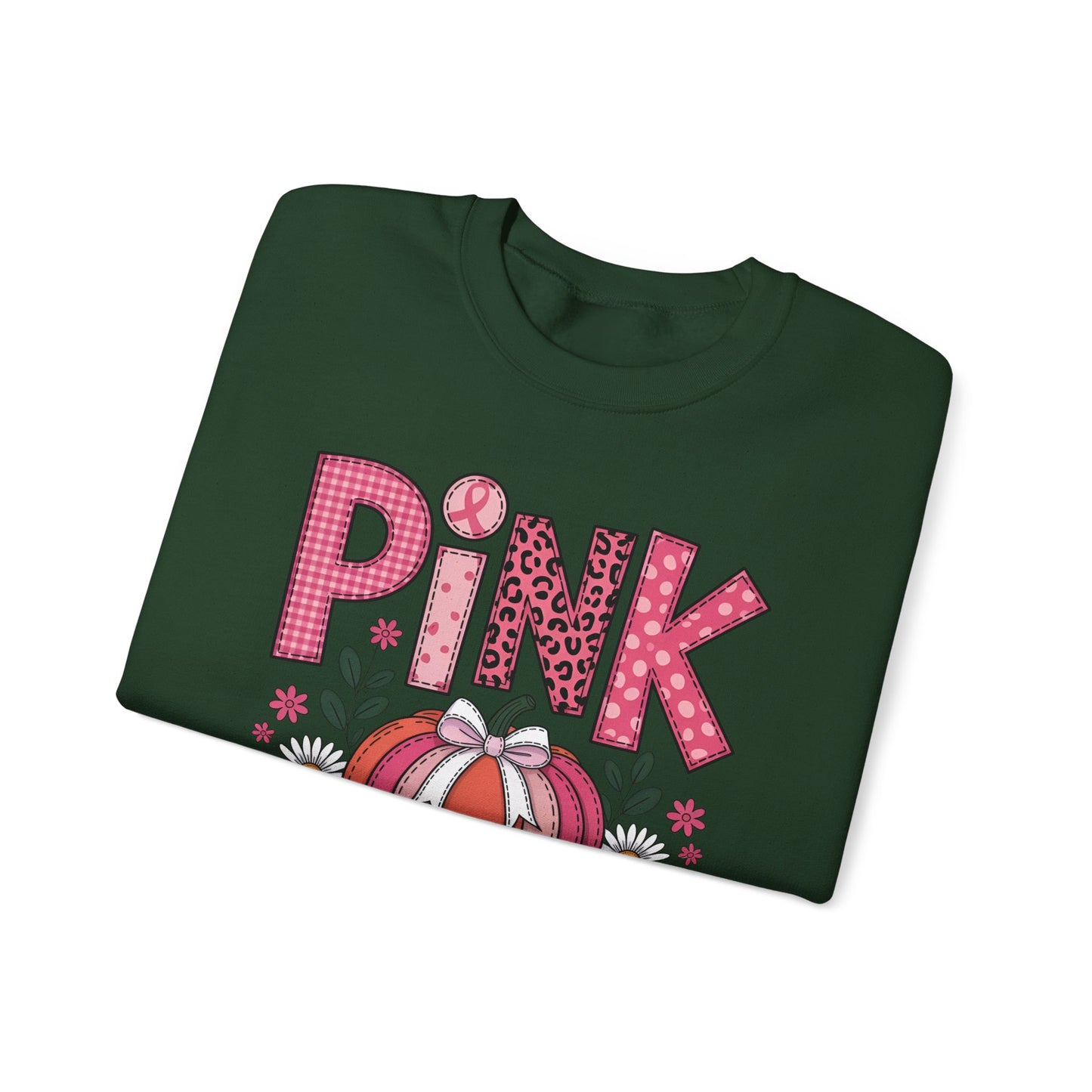 🎃🎀 Pink Out Pumpkin Sweatshirt – Fall Breast Cancer Awareness