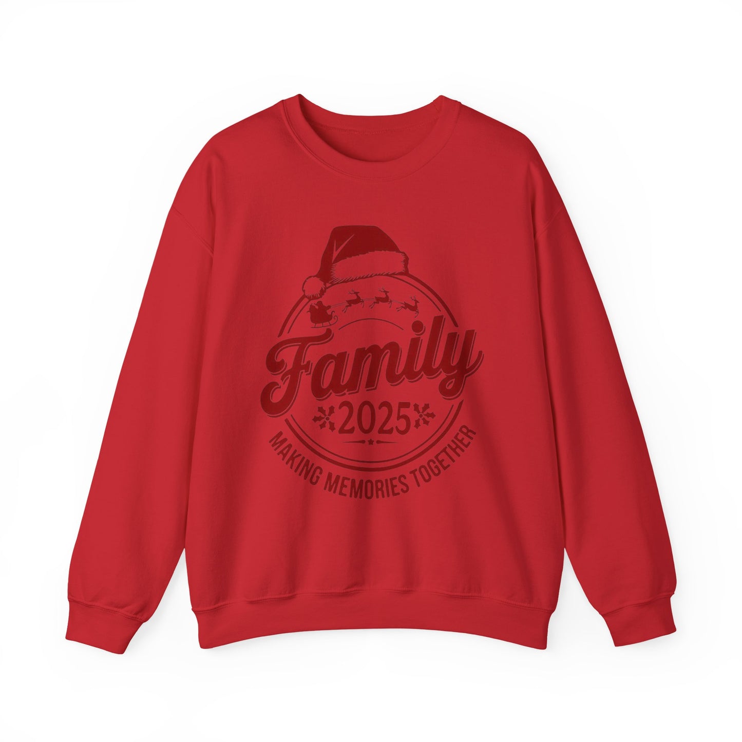 🎅❤️ Family 2025 Christmas Sweatshirt – Making Memories Together 🌟✨