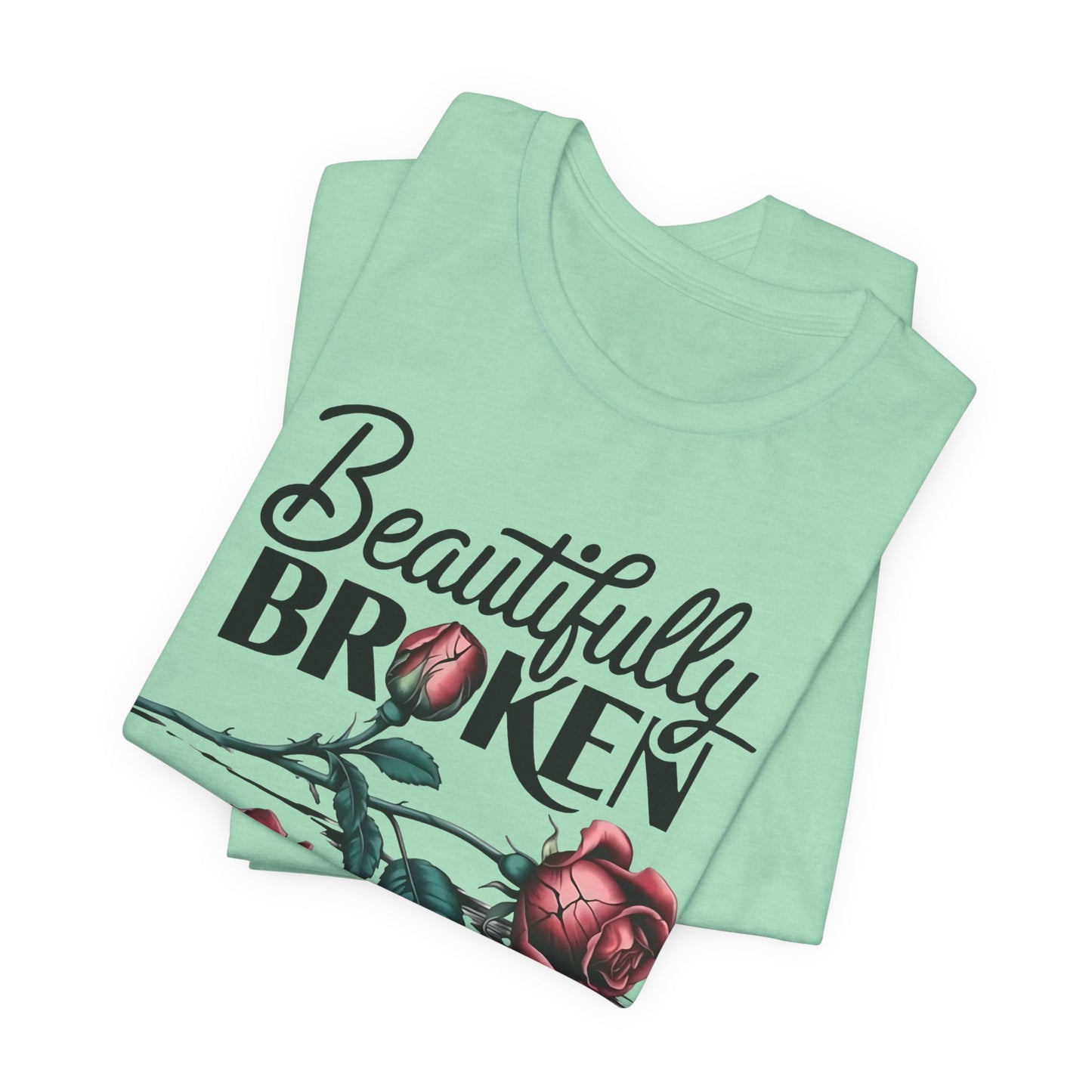 Camiseta Rosa “Beautifully Broken”: una camiseta empoderante con una elegancia suave