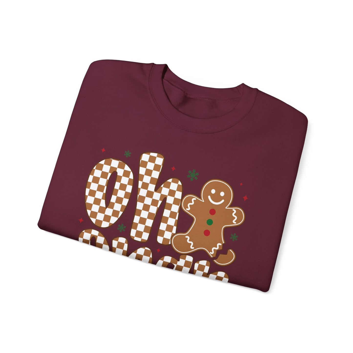 🍪✨ Oh Snap Gingerbread Crewneck – Cozy Pun for Cookie Lovers 🎄😄
