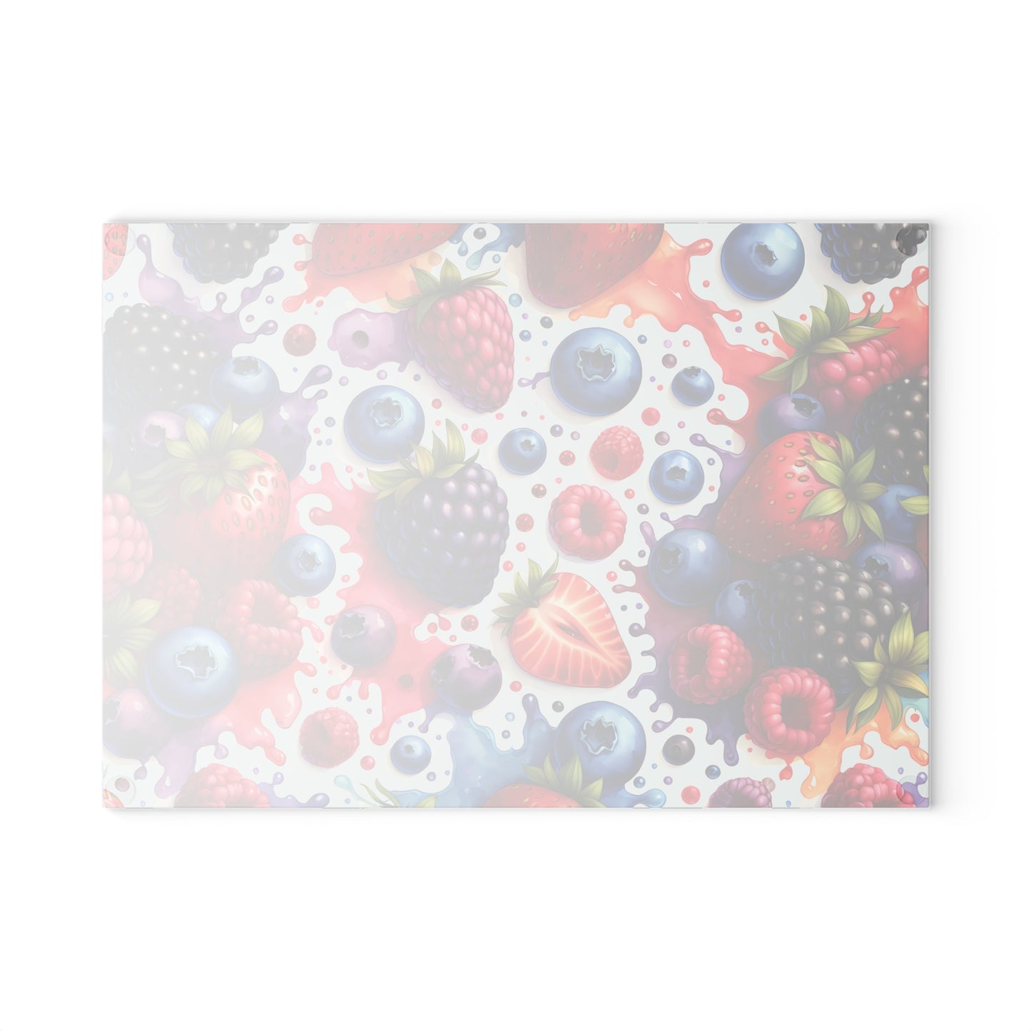 🍓🍇 Mixed Berry Splash Cutting Board – A Berry Beautiful Kitchen Essential!