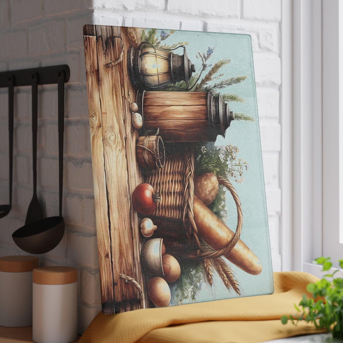 Tabla de cortar de vidrio, tabla de charcutería, tabla de cortar única, tabla de cortar de vidrio templado, regalo de inauguración de la casa, tabla de cortar personalizada