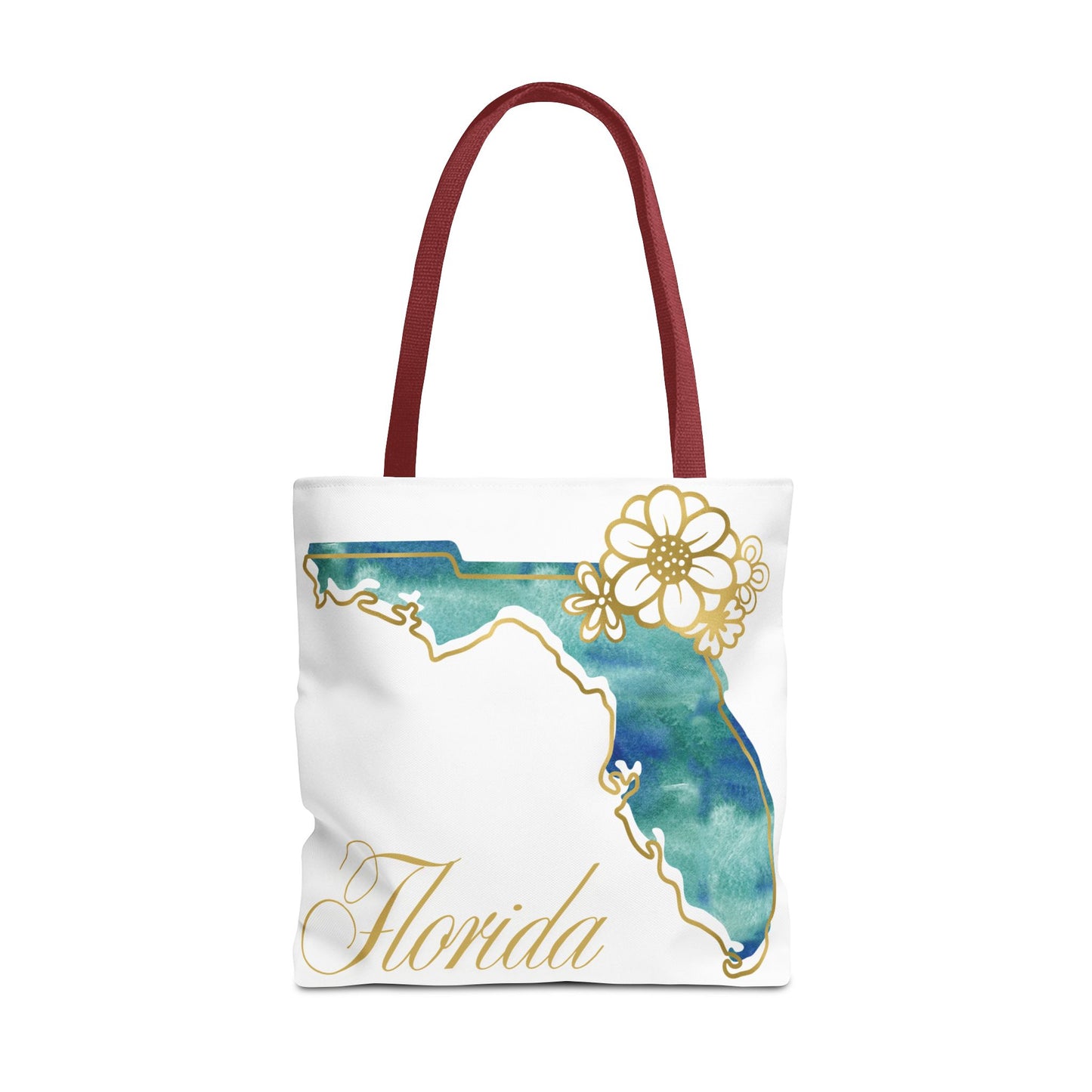 🌸 Florida State Floral Tote Bag – Elegant, Coastal & Practical 👜