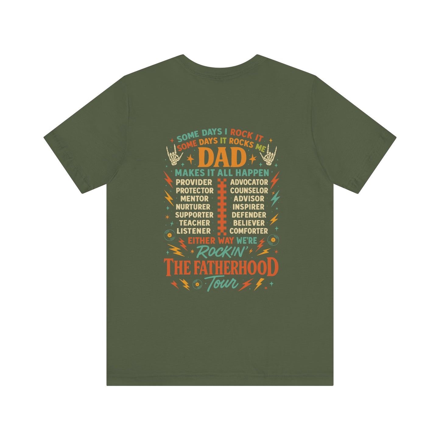 🎤 DAD TOUR – Camiseta divertida para papá inspirada en un concierto