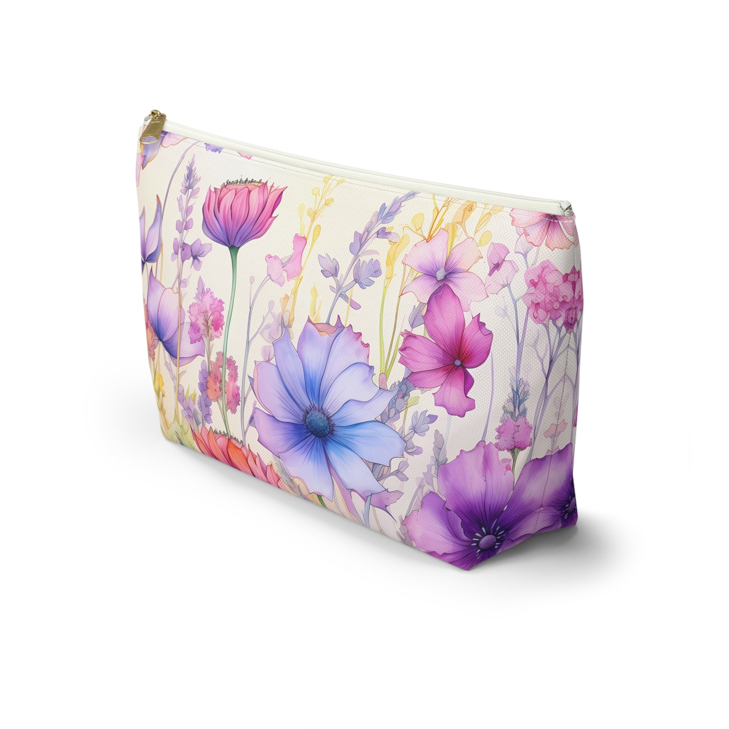 Accessory Pouch – Floral Garden Makeup Bag