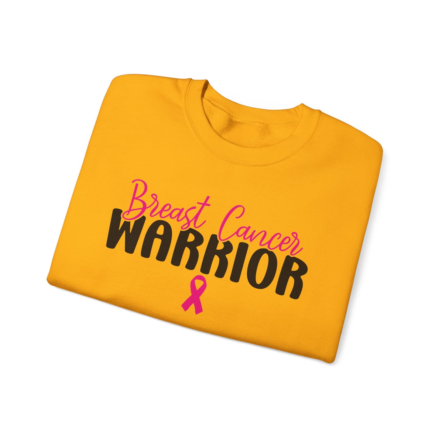 🎀💪 Breast Cancer Warrior Sweatshirt – Survivor Strength & Awareness Crewneck
