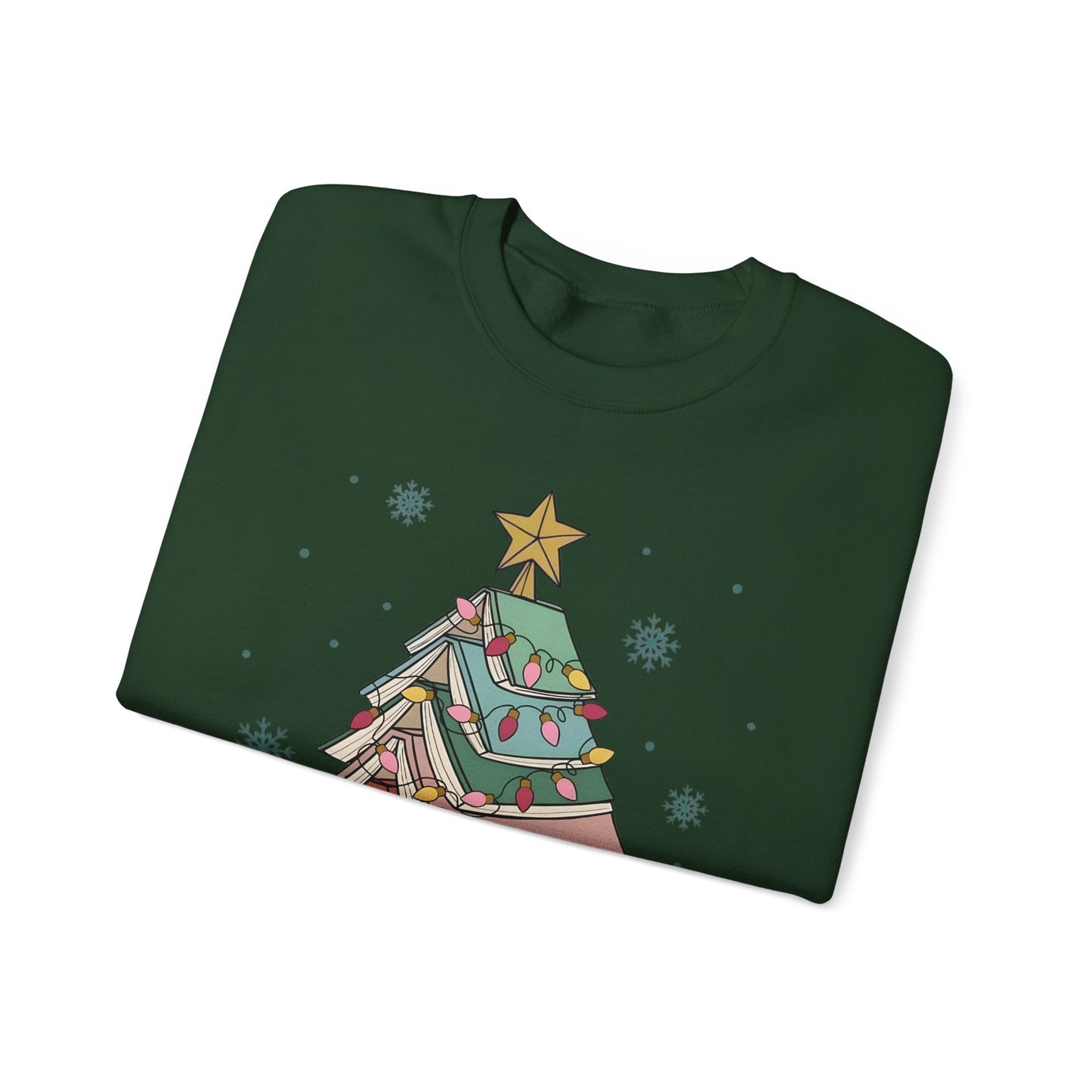 🎄📚 All Booked for Christmas Sweatshirt – Cozy Bookworm Holiday Vibes
