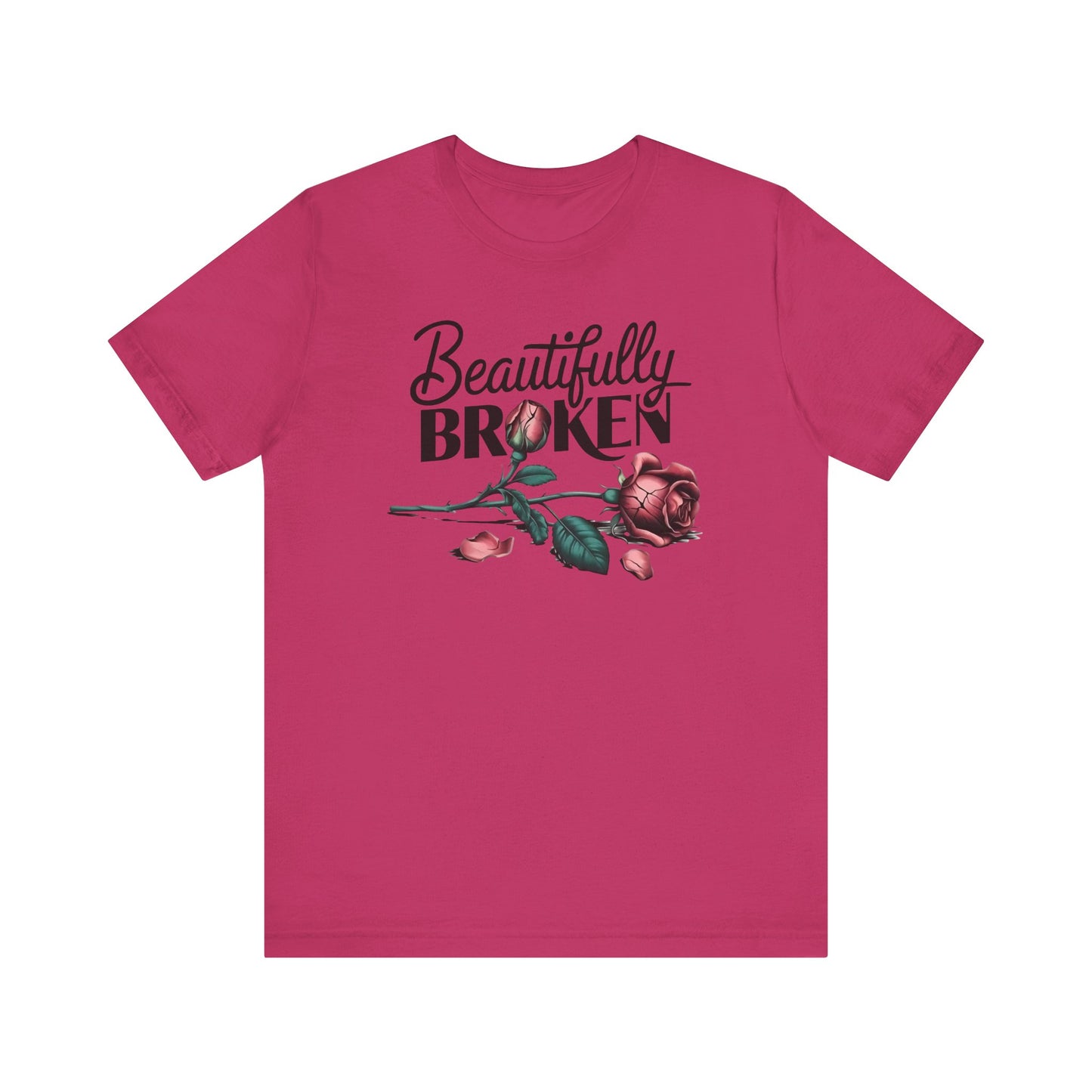 Camiseta Rosa “Beautifully Broken”: una camiseta empoderante con una elegancia suave