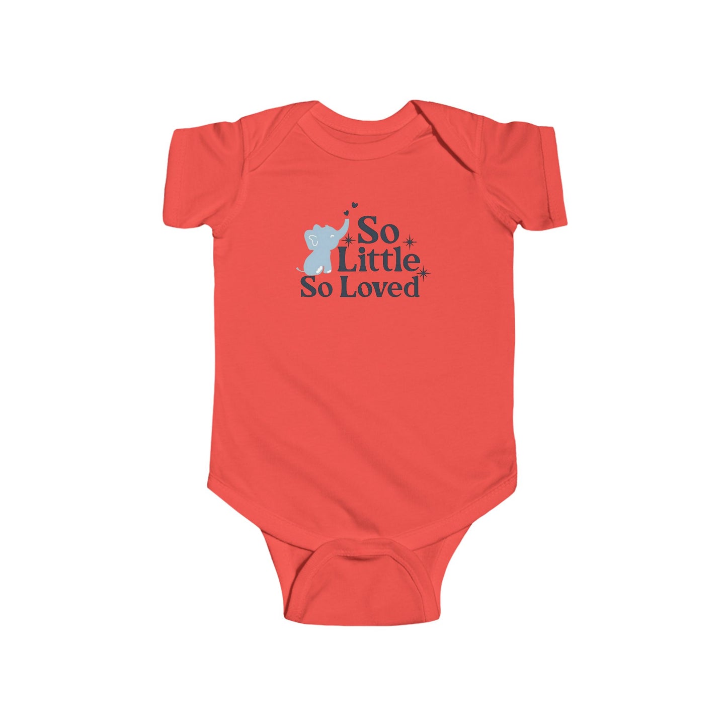 Mono de bebé con elefantito So Little So Loved | Body para bebé | Regalo para baby shower | Conjunto para recién nacido | Disponible en orgánico