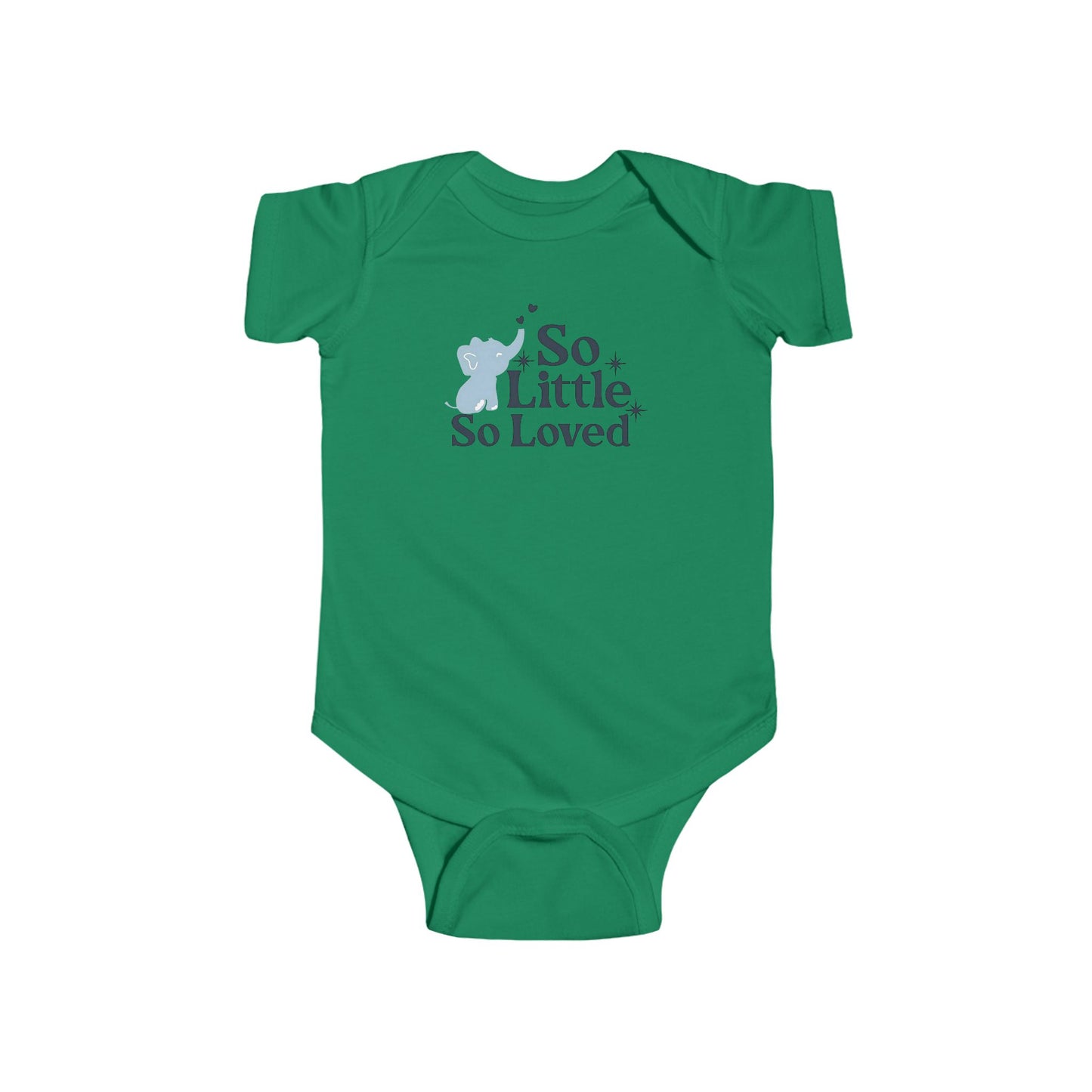 Mono de bebé con elefantito So Little So Loved | Body para bebé | Regalo para baby shower | Conjunto para recién nacido | Disponible en orgánico