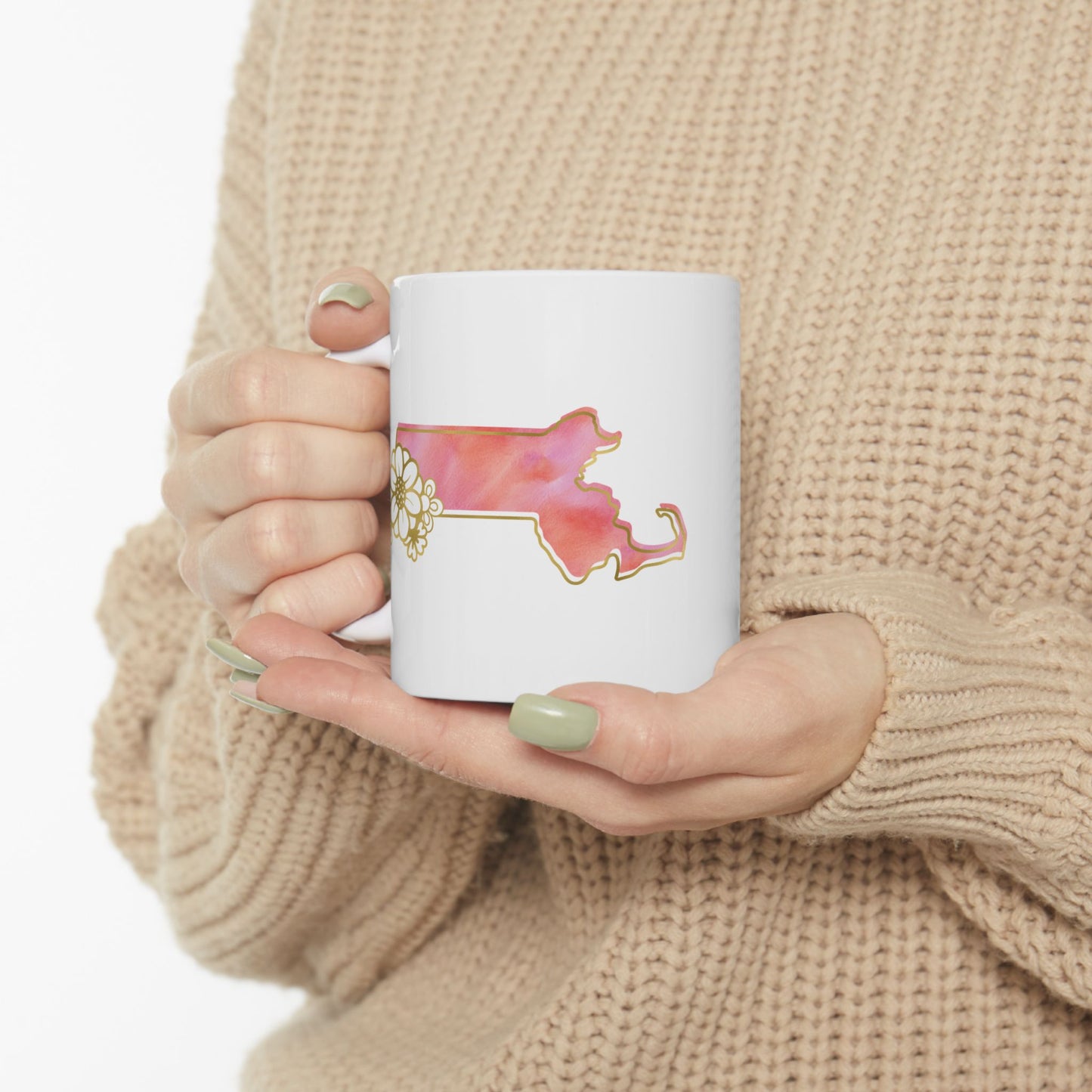 ☕ Home is Where the ❤️ Is – Massachusetts Mug – New England Charm in Every Sip 🍁