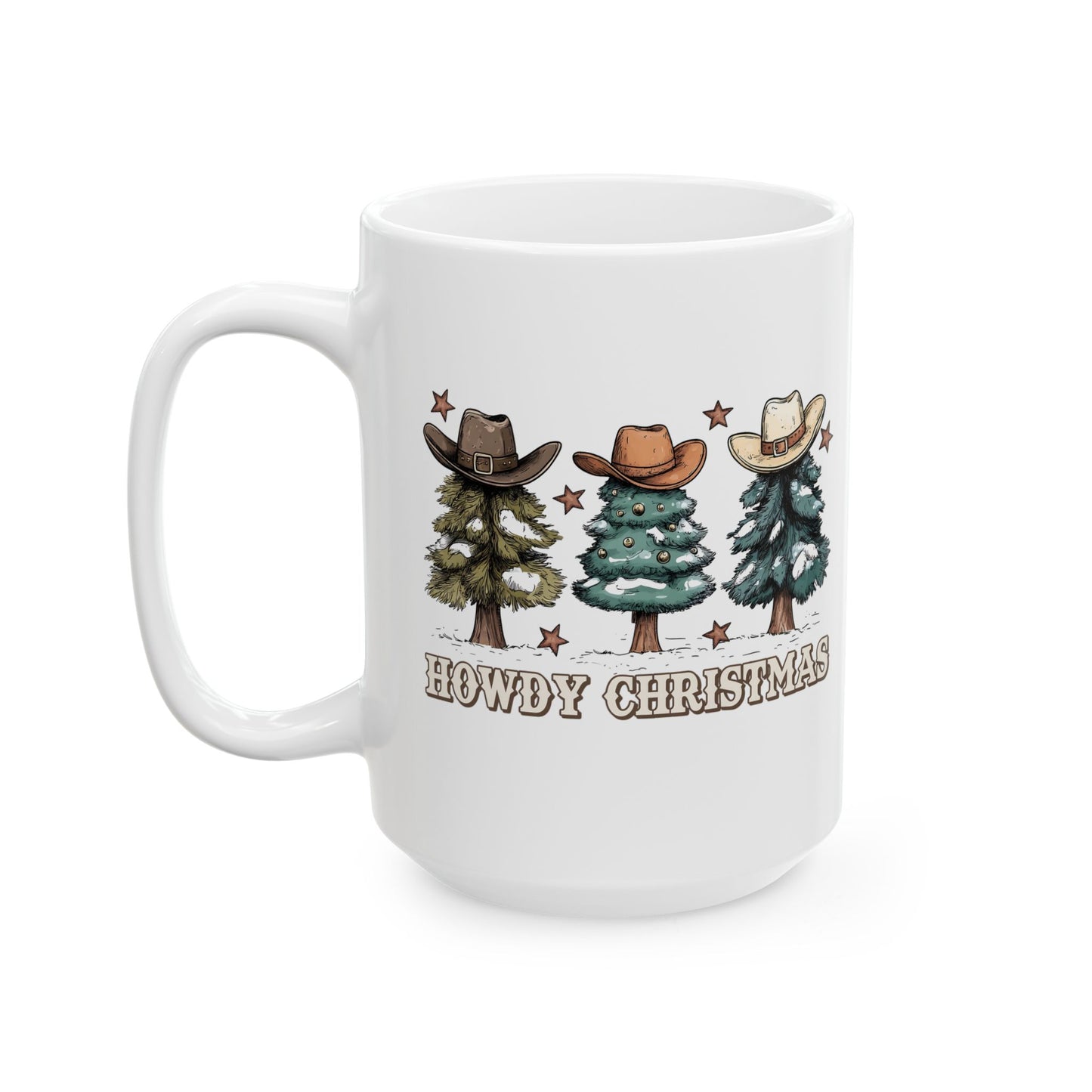 🎄🤠 Howdy Christmas Cowboy Mug – Western Holiday Cheer in Every Sip! ☕⭐