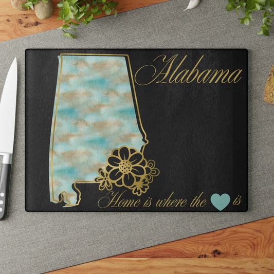 💙 Alabama State Cutting Board – Elegant Southern Charm in Every Slice