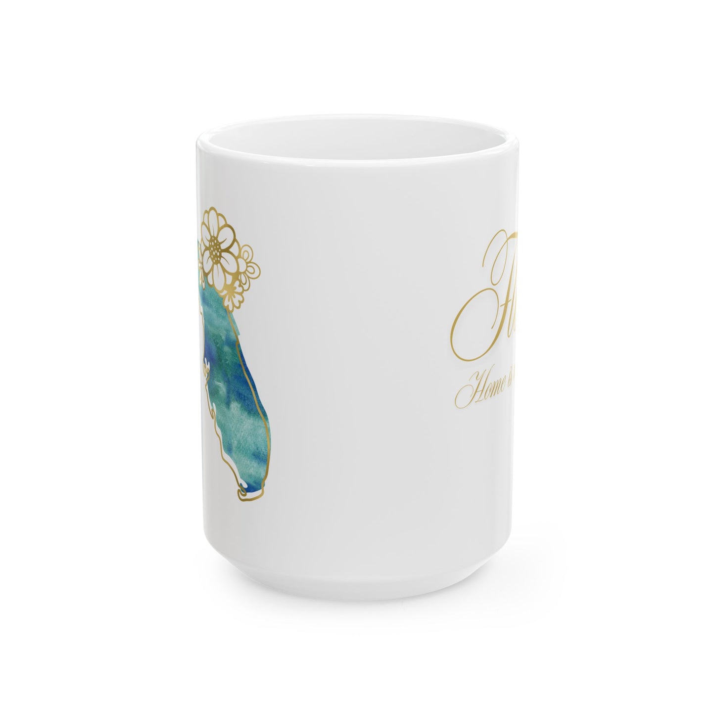 ☕ Home is Where the ❤️ Is – Florida Mug – Sunshine State Sips ☀️