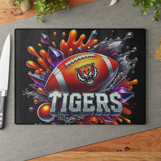 🐯 Fierce Jungle Cat Splash Cutting Board – Bold Wild Energy for Your Kitchen 💥