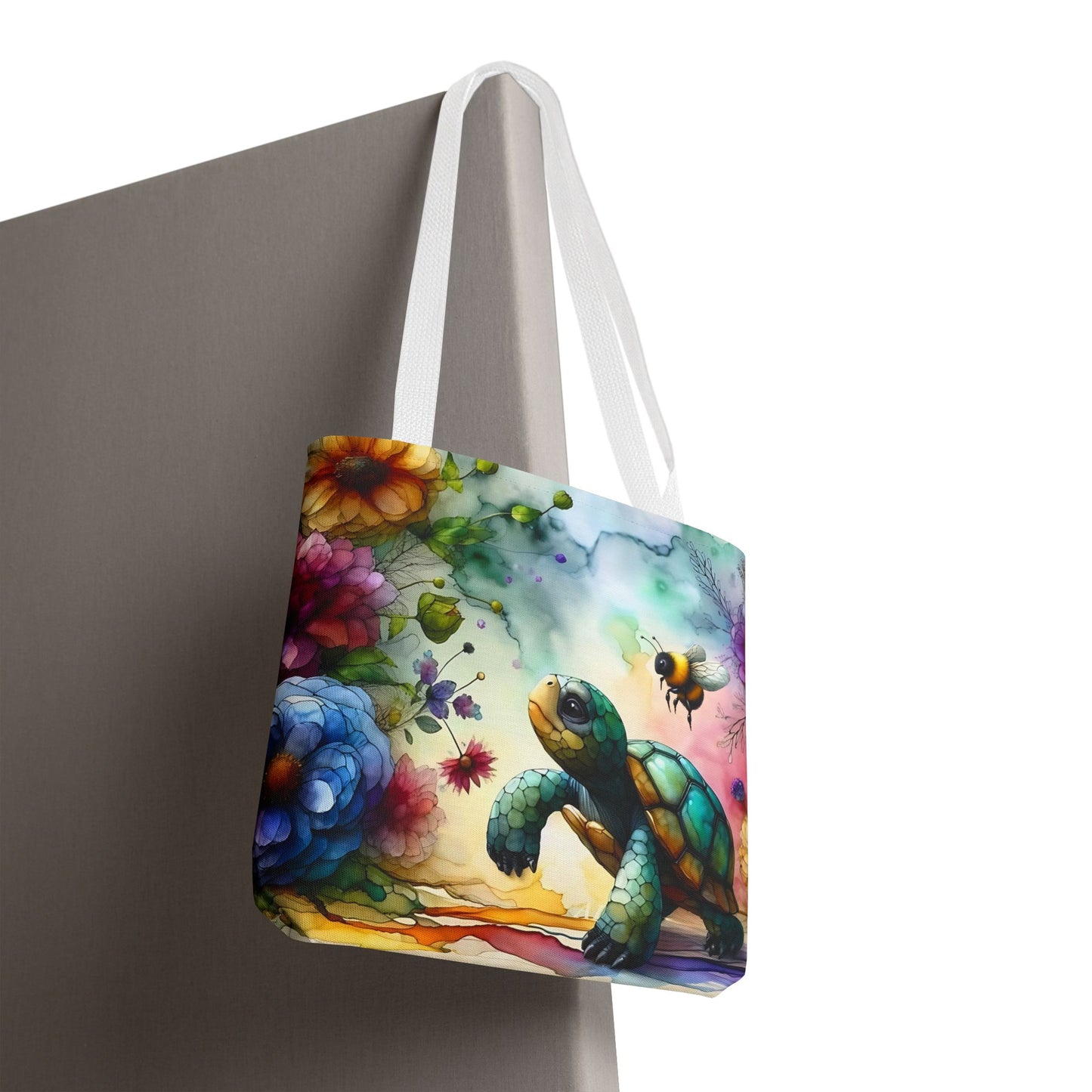 Bolsa de mano - Diseño de tortugas coloridas