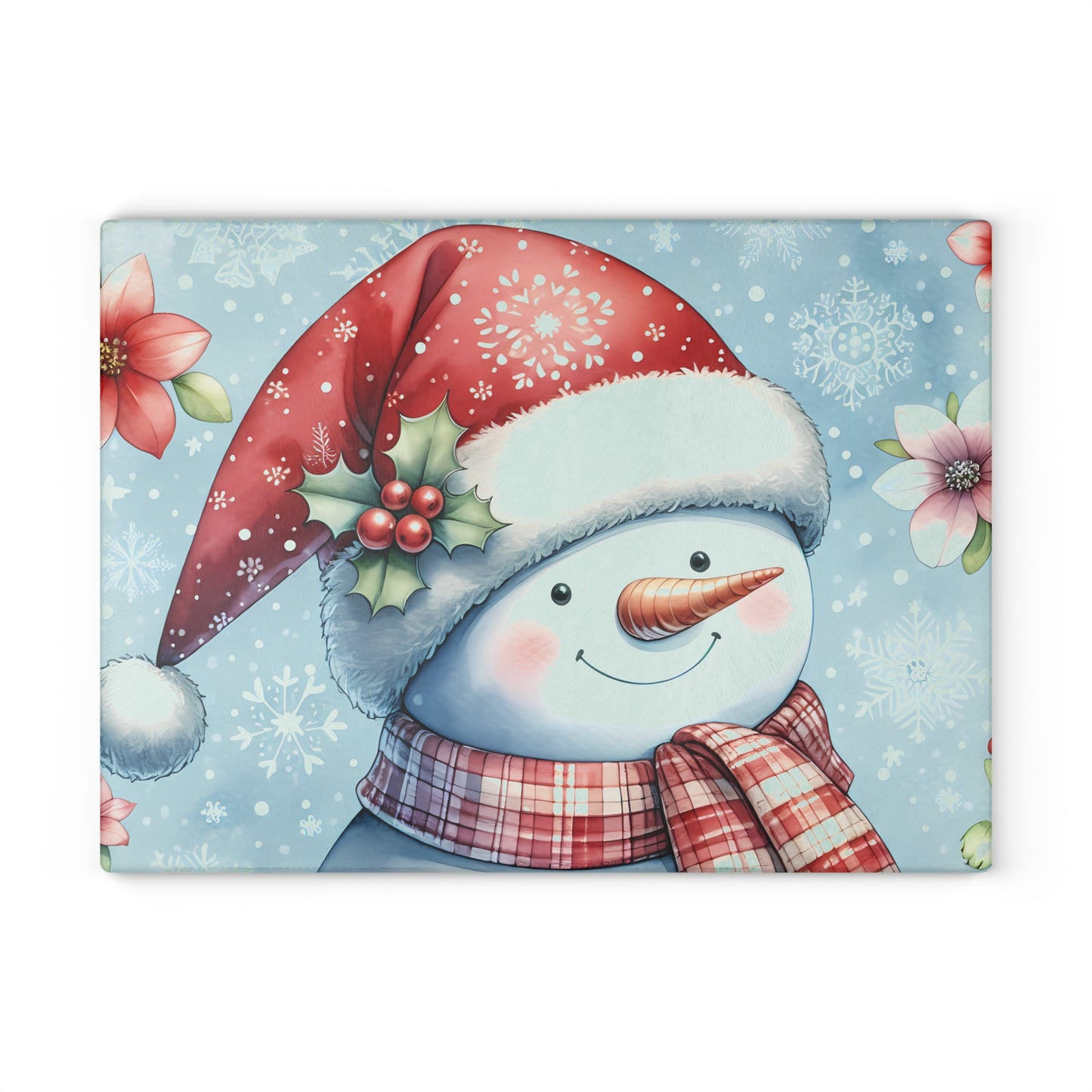 ⛄❄️ Snowman Christmas Cutting Board – Cozy Winter Charm for Your Holiday Kitchen 🎄✨