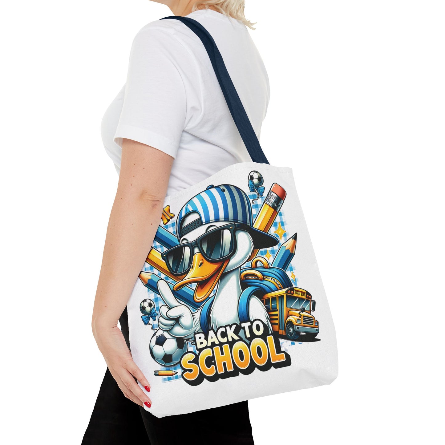 🦆 Cool Duck Back to School Tote – Waddle into the School Year in Style 🏫