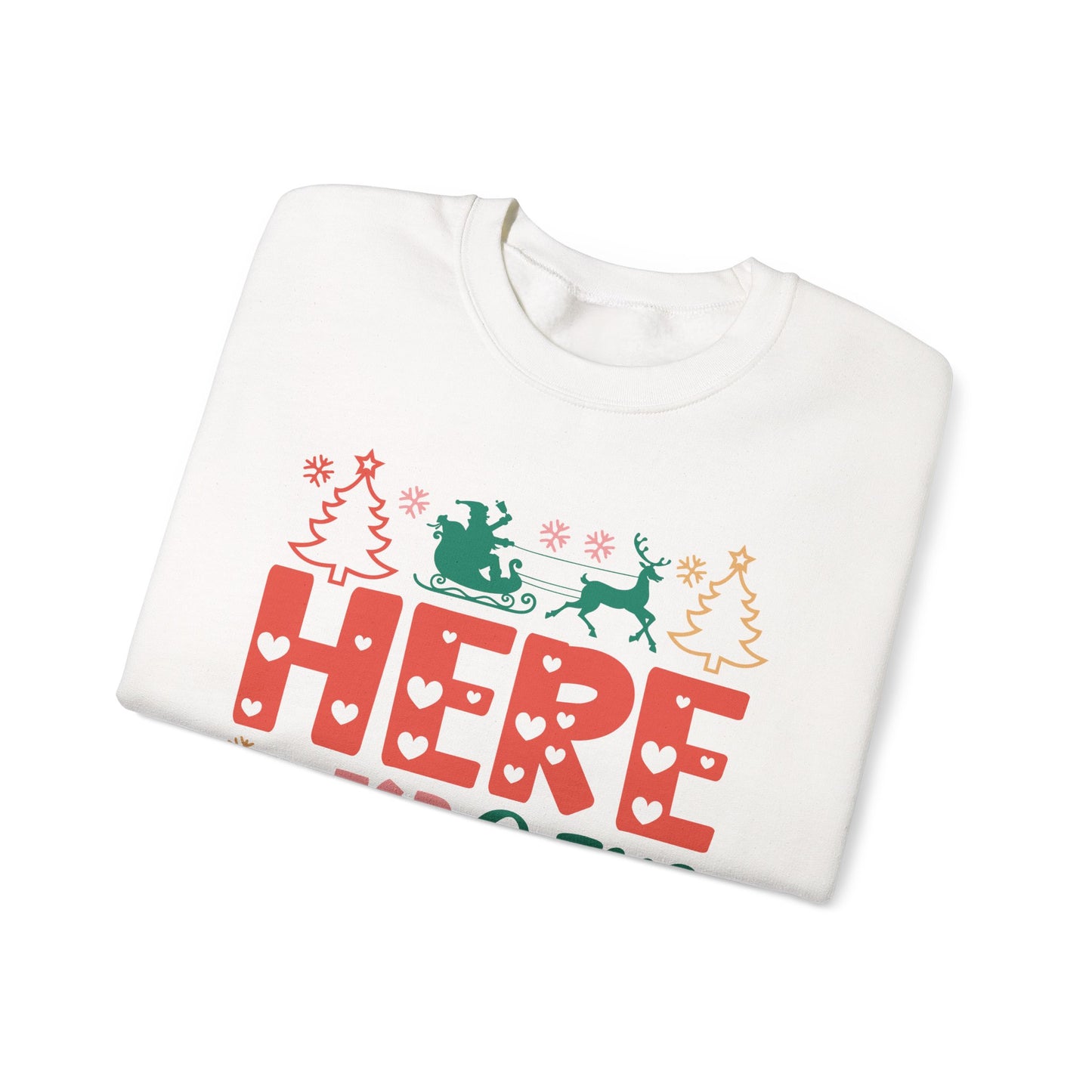 🎄🍪 Here For The Cookies Crewneck – Cute Holiday Baking Vibes