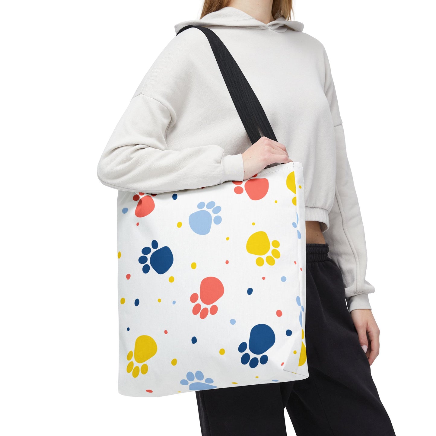 Bolsa de mano con estampado de patas | Para llevar a diario, ideal para amantes de las mascotas