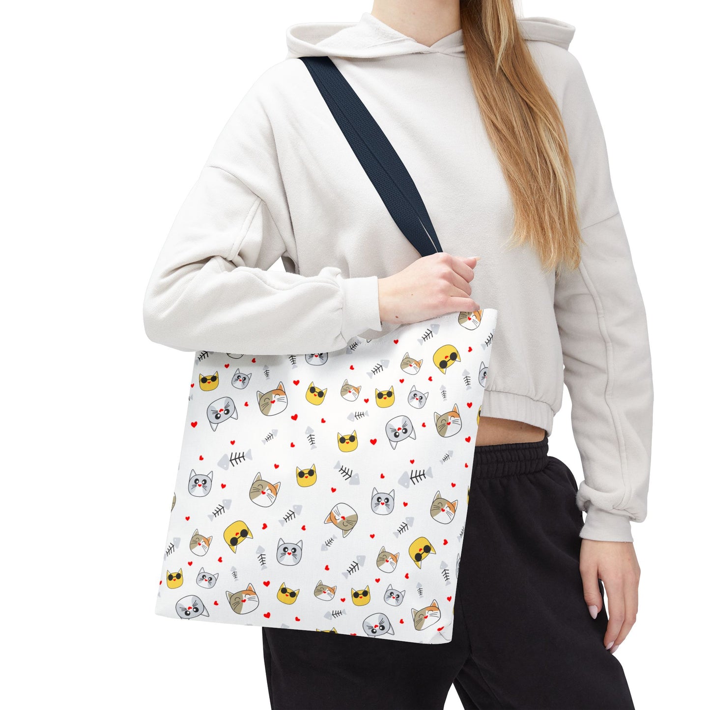 Charming Cat Lover Tote Bag – Durable, Spacious, and Perfect for Shopping, Work, or Everyday Adventures!