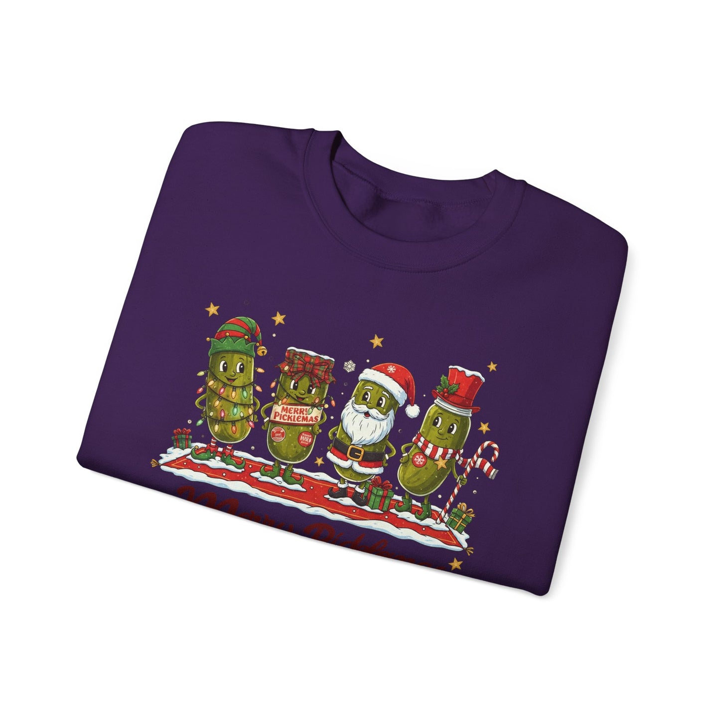 🎄🥒 Merry Picklemas Sweatshirt – Funny Holiday Dill-Lovers Gift
