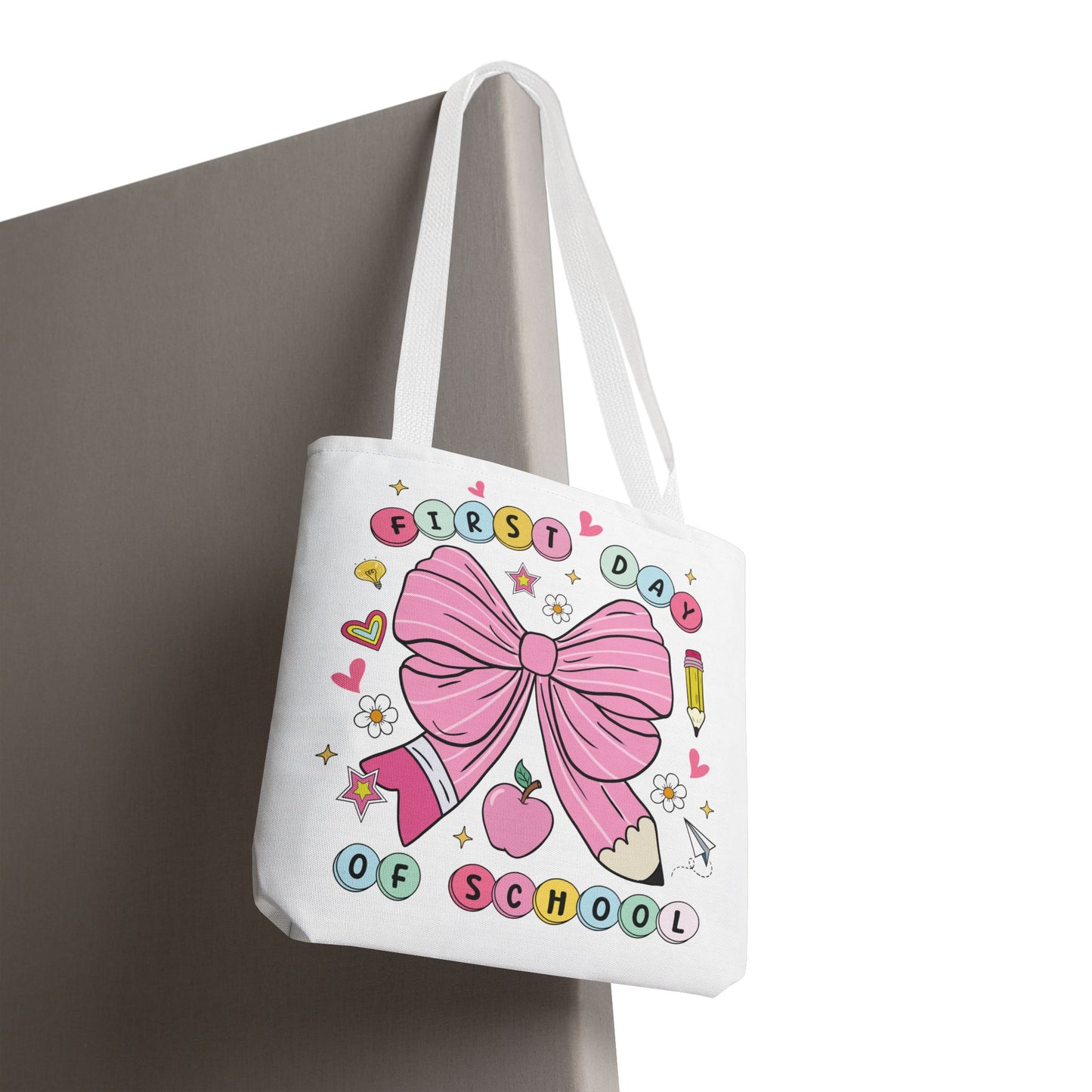 🎀 Coquette First Day of School Tote – Sweet Style for a Smart Start 📚