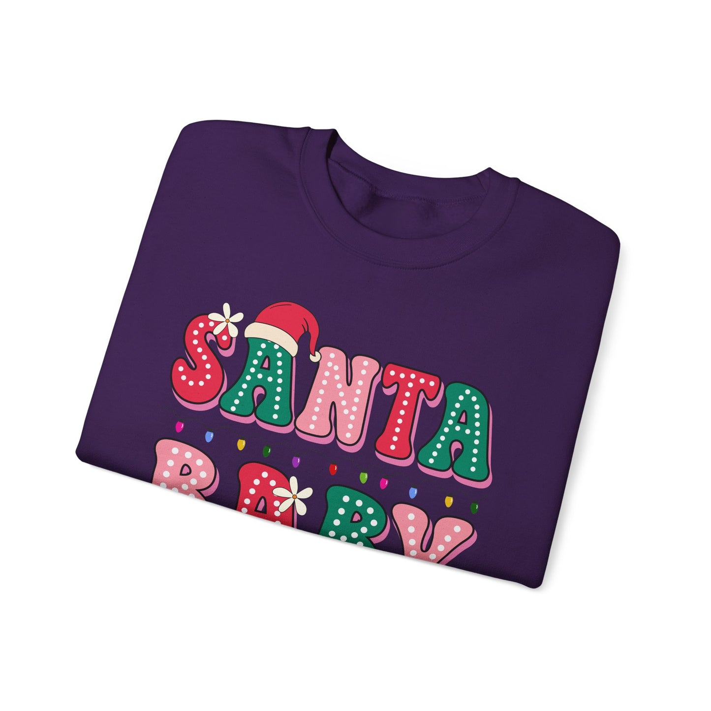 🎅✨ Santa Baby Retro Sweatshirt – Cute & Festive Holiday Style