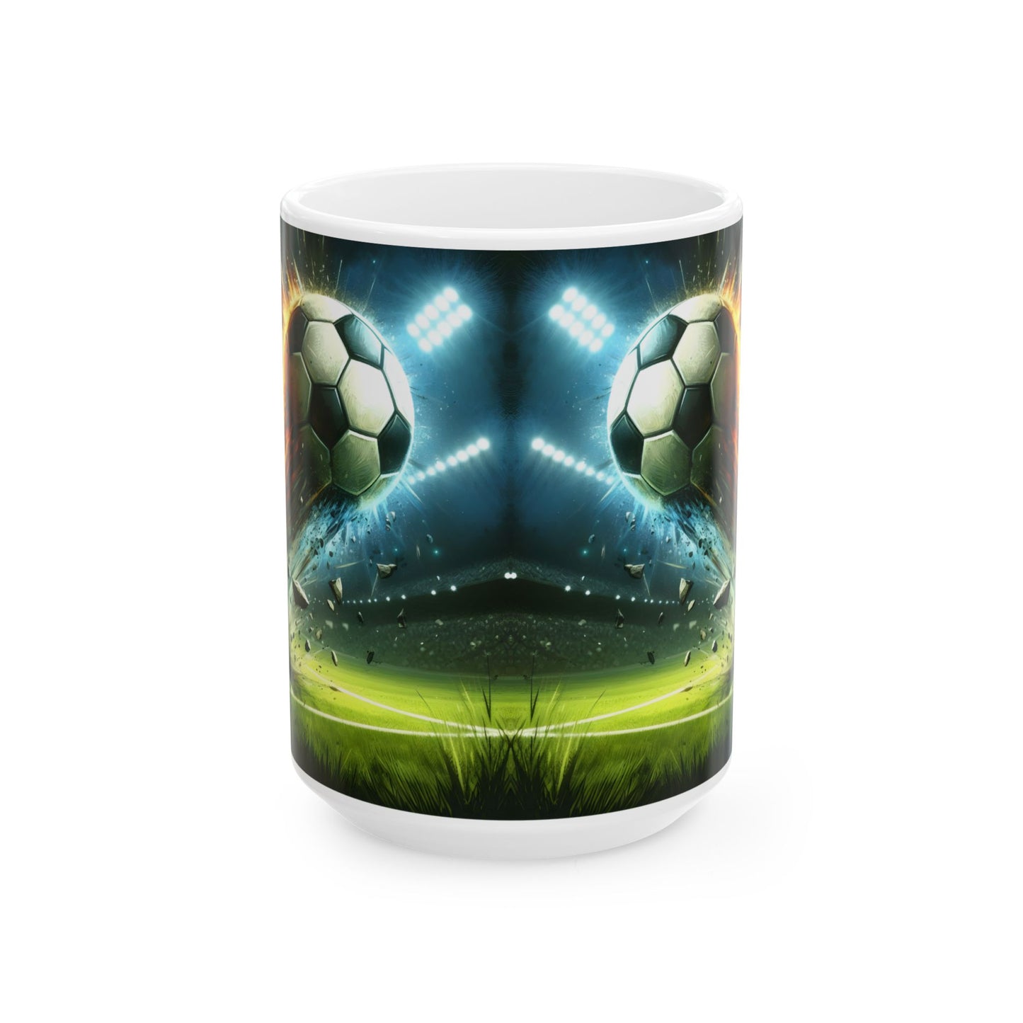 ⚽🔥 Explosive Soccer Mug – Customizable Sports Coffee Cup ✨☕