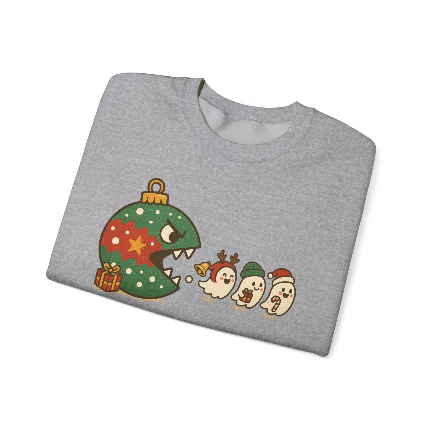 👻🎄 Chompmas Ghost Sweatshirt – Festive, Funny & Cozy 🎁✨